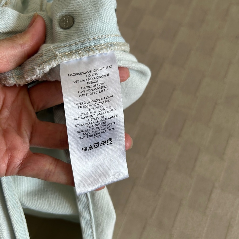 Free People We The Free Cotton Denim Overalls in Beach Bloom - Small - Picture 11 of 16